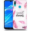 Pouzdro a kryt na mobilní telefon Huawei Picasee silikonový průhledný obal pro Huawei Y7 2019 - Sladké sny