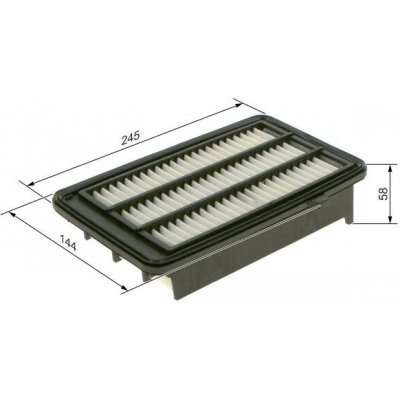 Vzduchový filtr BOSCH F 026 400 579 – Hledejceny.cz