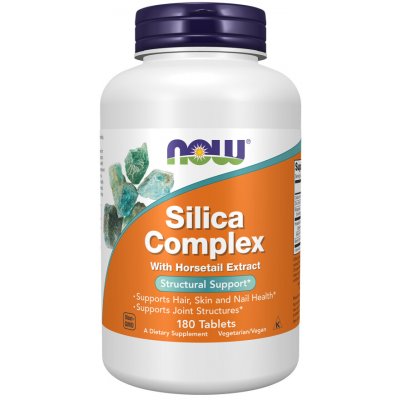 Now Foods Foods Silica Complex 180 tablet – Hledejceny.cz