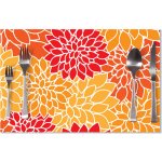 Sablio prostírání Barevné květiny 40x30cm – Zboží Mobilmania