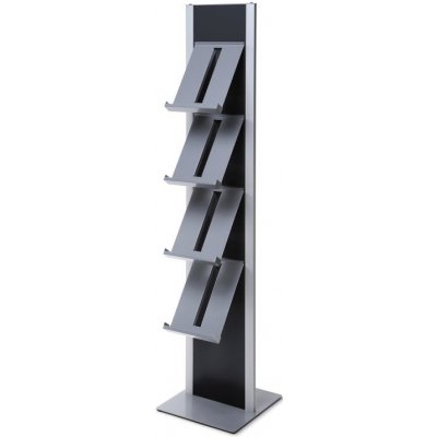 Jansen Display stojan na letáky Totem hliníkové kapsy A4 – Zboží Živě