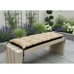 Mybesthome prošívané sezení na lavici WILSON color 17 světle béžová 120x40 cm – Hledejceny.cz