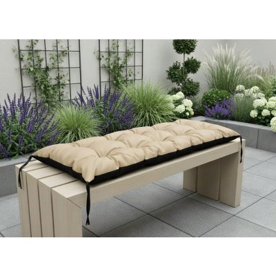 Mybesthome prošívané sezení na lavici WILSON color 17 světle béžová 120x40 cm – Hledejceny.cz