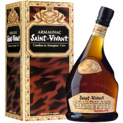 Saint Vivant XXX Armagnac 40% 0,7 l (karton) – Zboží Mobilmania