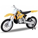 Welly Motocykl Suzuki RM250 model žlutá 1:18 – Hledejceny.cz
