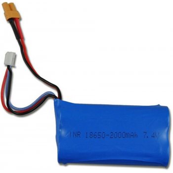 IQ models Li-Ion AKU 7.4 V /XT30 + servisní konektor 2000 mAh