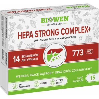 Biowen Hepa Strong Complex+ 15 kapslí – Hledejceny.cz