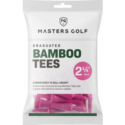 Masters Golf Bamboo Graduated Tees 2 1/4 20ks růžová – Hledejceny.cz