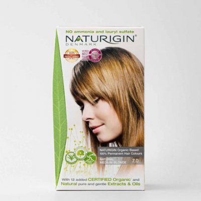 Naturigin Permanent Hair Colours Natural Medium Blonde 7.0 115 ml