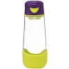 Dětská láhev a učící hrnek b.box Sport lahev na pití fialová/zelená od 3 let 600 ml