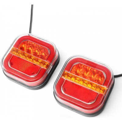 Sdružená LED lampa zadní s dynamickými blinkry 12/24V – Hledejceny.cz