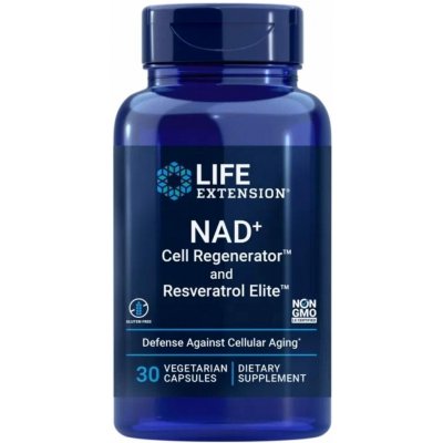 Life Extension NAD+ Cell Regenerator™ and Resveratrol 30 kapslí – Hledejceny.cz
