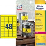 Avery Zweckform 20 listů, A4, žluté L6103-20 – Zboží Mobilmania