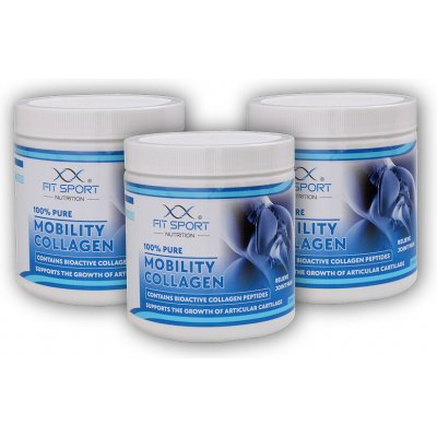 FitSport Nutrition 3x 100% Pure Mobility Collagen 300 g – Hledejceny.cz