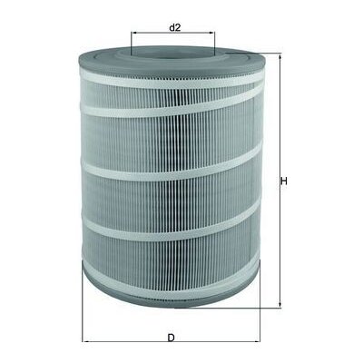 Vzduchový filtr MAHLE LX 3480 – Hledejceny.cz
