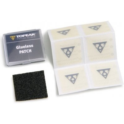 Topeak samolepící záplaty 6 ks + brusný papír – Zboží Dáma
