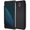 Pouzdro a kryt na mobilní telefon Pouzdro JustKing zrcadlové flipové Samsung Galaxy J3 2017 - černé