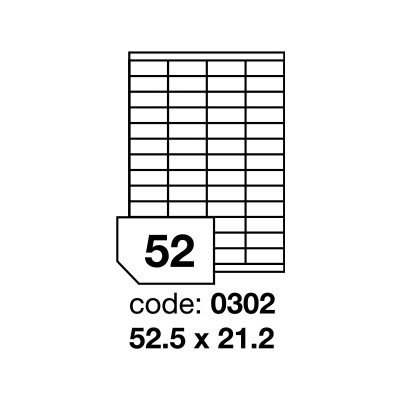 Rayfilm R0103.0302D neprůhledné krycí etikety 52,5x21,2mm 300 listů – Zbozi.Blesk.cz