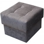 ALASKA NEW taburet s úložným prostorem, hnědá – Zboží Dáma