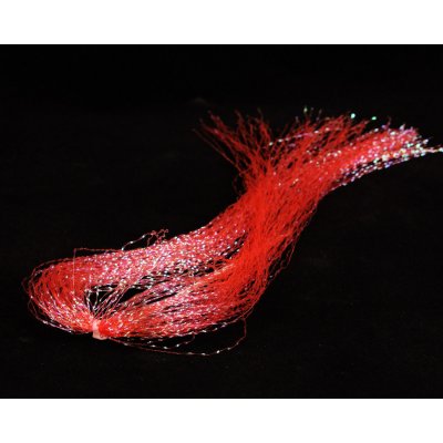 Sybai Streamerové Vlasy Magnum Crystal Flash Hair Red 27cm – Zboží Mobilmania