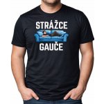 Fajntričko O pánské tričko STRÁŽCE GAUČE černá – Sleviste.cz