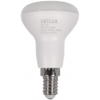 Retlux žárovka LED E14 6W R50 bílá teplá REL 29 4ks