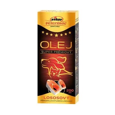 Vitar Veterinae Lososový olej 200 ml 5x – Hledejceny.cz