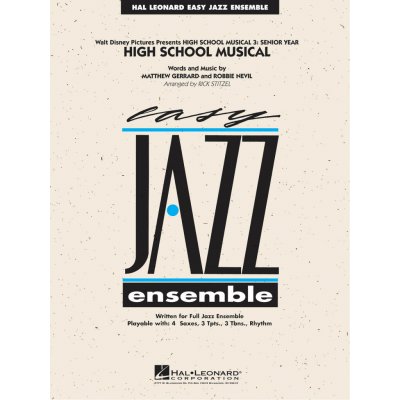 High School Musical 3 Senior Year Easy Jazz Ensemble Series pro Jazzov orchestr 1015761 – Zboží Mobilmania