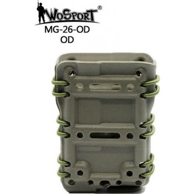Wosport Plastová Molle na 5.56 zásobníky pro M4 zelená – Zboží Mobilmania