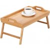 Zeller Snídaňový stolek bambusový podnos s nohama 50x30cm