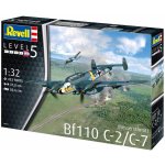 Revell Plastic ModelKit letadlo 04961 Messerschmitt Bf110 C-2/C-7 1:32 – Zboží Mobilmania