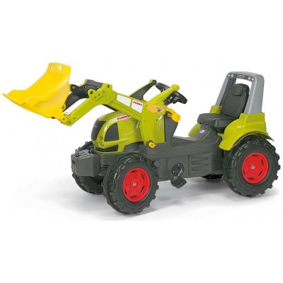 Rolly Toys Šlapací traktor Claas Arion 71024 s čelním nakladačem nafukovací kola