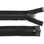 Zip kostěný 5 mm dělitelný 2 jezdce / dvoucestný 75 cm bundový - 101 bílá – Hledejceny.cz