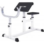 Gorilla Sports nastavitelná Scottova lavička 96 x 65 x 83-103 cm černá/bílá – Zboží Mobilmania