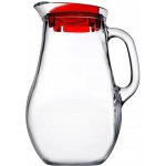 PASABAHCE Džbán se skleněným víkem a uchem Bistro 1,85 L ČERVENÝ – Zboží Dáma