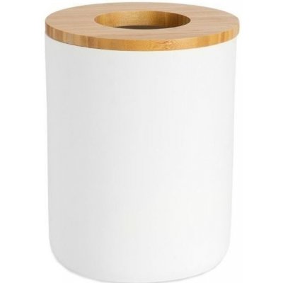 Andrea House, Severský bílý bambusový odpadkový koš do koupelny | bílá /  hnědá od 1 539 Kč - Heureka.cz