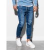 Pánské džíny Ombre Clothing pánské jogger kalhoty Reynard P907 tmavě modré