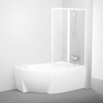 Ravak vanová stěna VSK2 Rosa 150 L transparent Supernova levý, 76L80100Z1 – Sleviste.cz