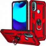 PROTEMIO 38795 RING Ochranný obal pro Motorola Moto E20/E30/E40 červený