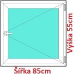 Soft Plastové okno 85x55 cm otevíravé – HobbyKompas.cz