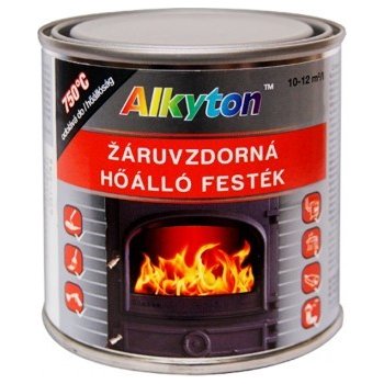 Alkyton žáruvzdorná vypalovací barva 0,25L stříbrná RUST-OLEUM