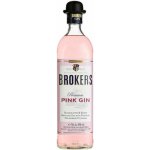 Brokers Pink Gin 40% 0,7 l (holá láhev) – Hledejceny.cz