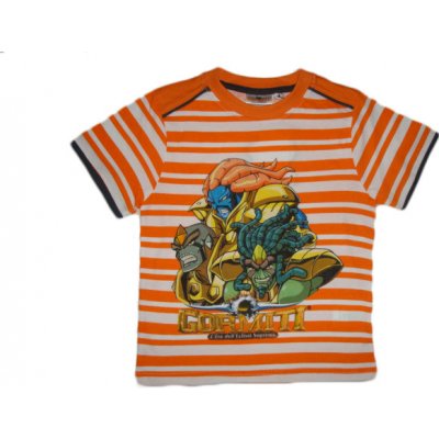 Gormiti Krásné originální dětské tričko pro kluky oranžové