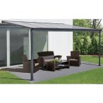 Gutta BW9 hliníková pergola 5,57 x 3,03 m čirá – Zboží Dáma