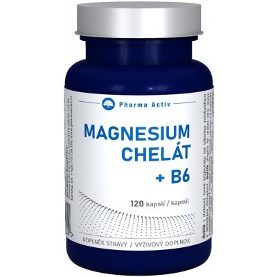 Pharma Activ Magnesium Chelát + B6 120 kapslí – Hledejceny.cz