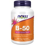 NOW Foods Vitamin B-50 Complex 100 rostlinných kapslí – Hledejceny.cz