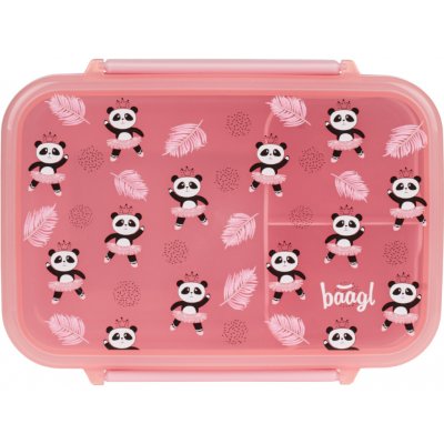 Baagl Box na svačinu s přihrádkami Panda – Zboží Dáma