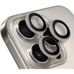 Obal:Me ochrana čoček pro Apple iPhone 15 Pro/15 Pro Max Natural Titanium 8596311278983 – Zboží Živě