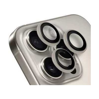 Obal:Me ochrana čoček pro Apple iPhone 15 Pro/15 Pro Max Natural Titanium 8596311278983 – Zboží Živě