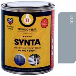 Novochema Synta vrchní syntetický email na kov a dřevo 0,75 kg 1010 Šedá pastelová – Sleviste.cz